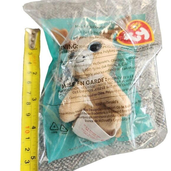2020 2021 McDonald's Ty Teenie Beanie Set of 2 #2 Sage & #12 Glitzy - Picture 9 of 9